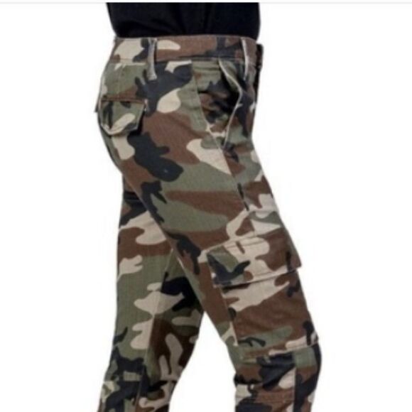 Black Orchid skinny cargo camo jeans stretchy 25 - Picture 10 of 13